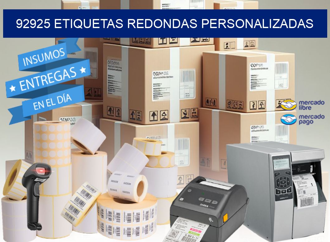 92925 ETIQUETAS REDONDAS PERSONALIZADAS
