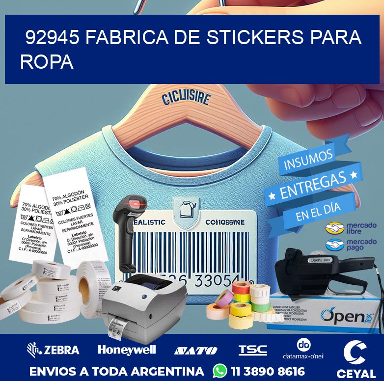 92945 FABRICA DE STICKERS PARA ROPA