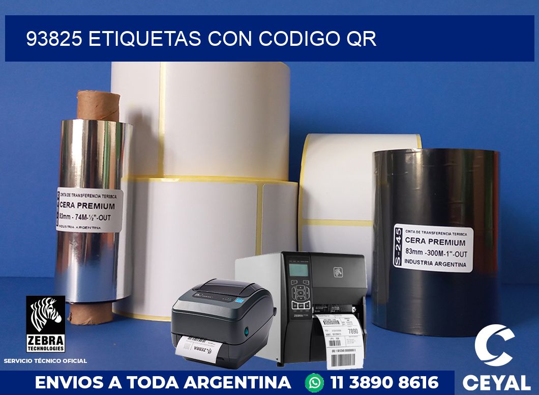 93825 ETIQUETAS CON CODIGO QR