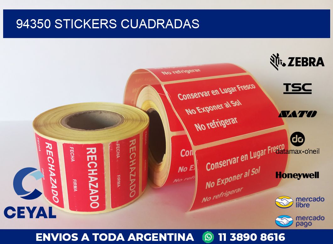 94350 Stickers cuadradas