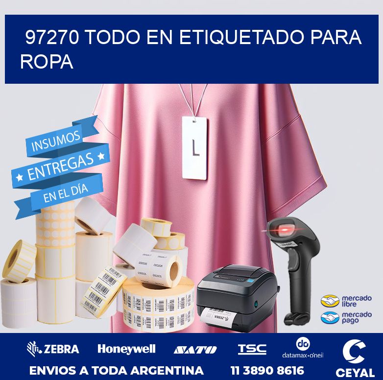 97270 TODO EN ETIQUETADO PARA ROPA