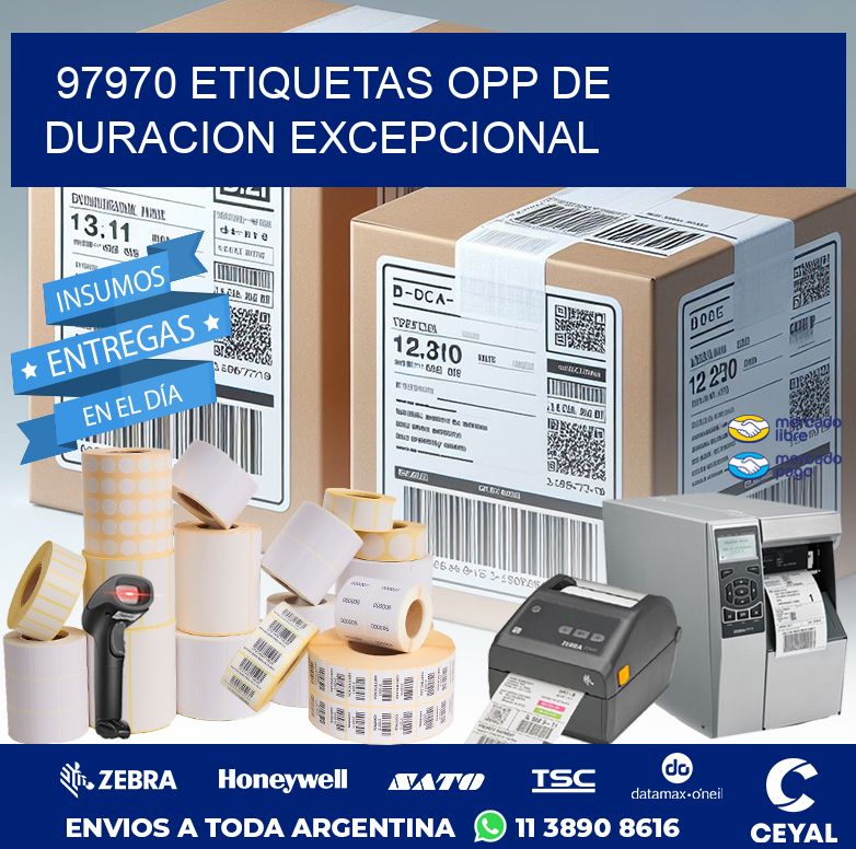97970 ETIQUETAS OPP DE DURACION EXCEPCIONAL
