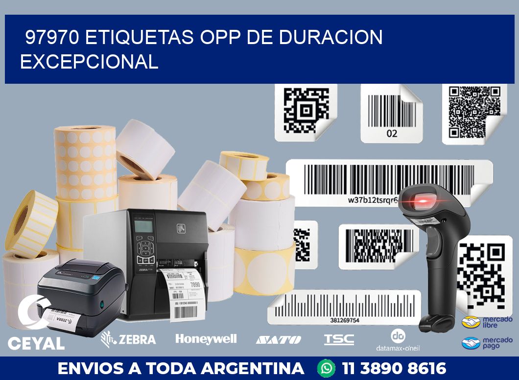97970 ETIQUETAS OPP DE DURACION EXCEPCIONAL