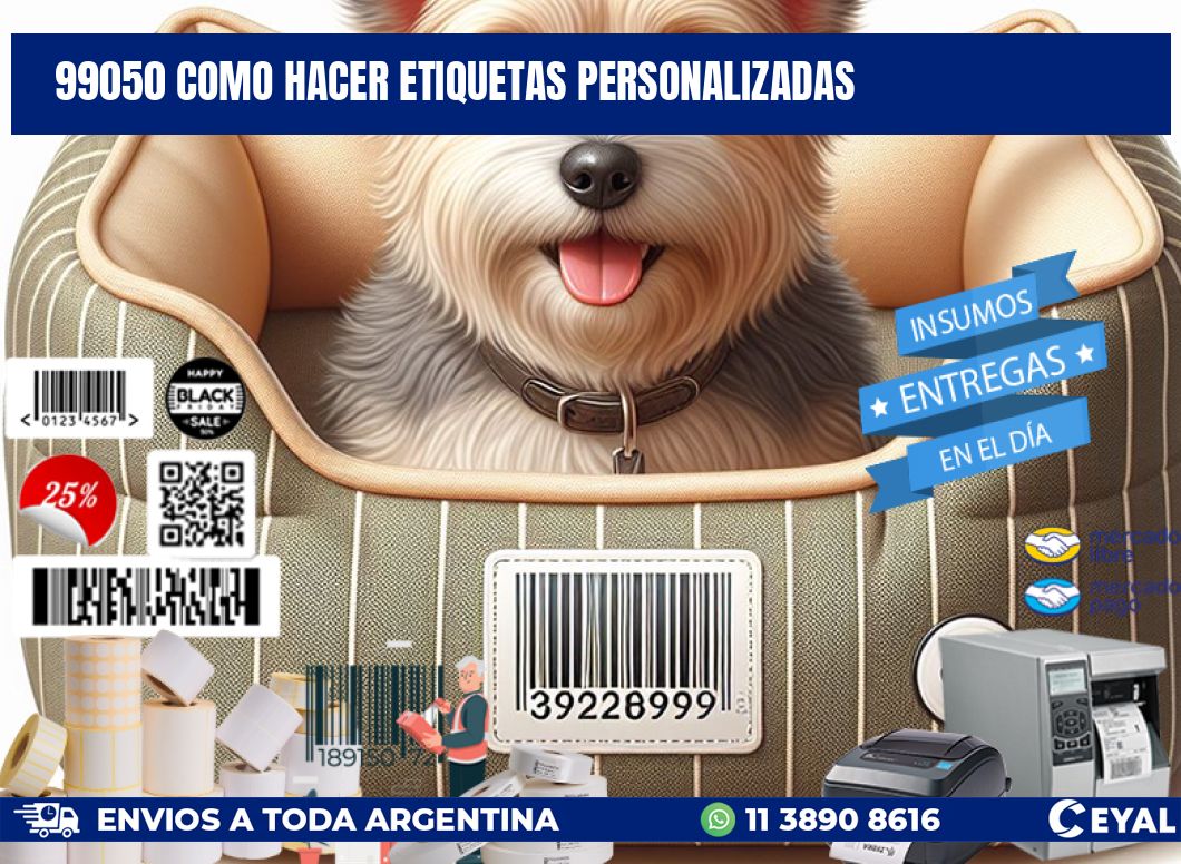 99050 como hacer etiquetas personalizadas