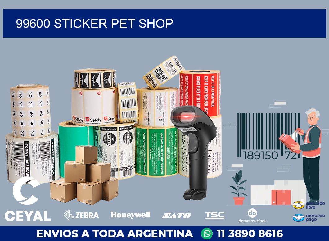 99600 STICKER PET SHOP