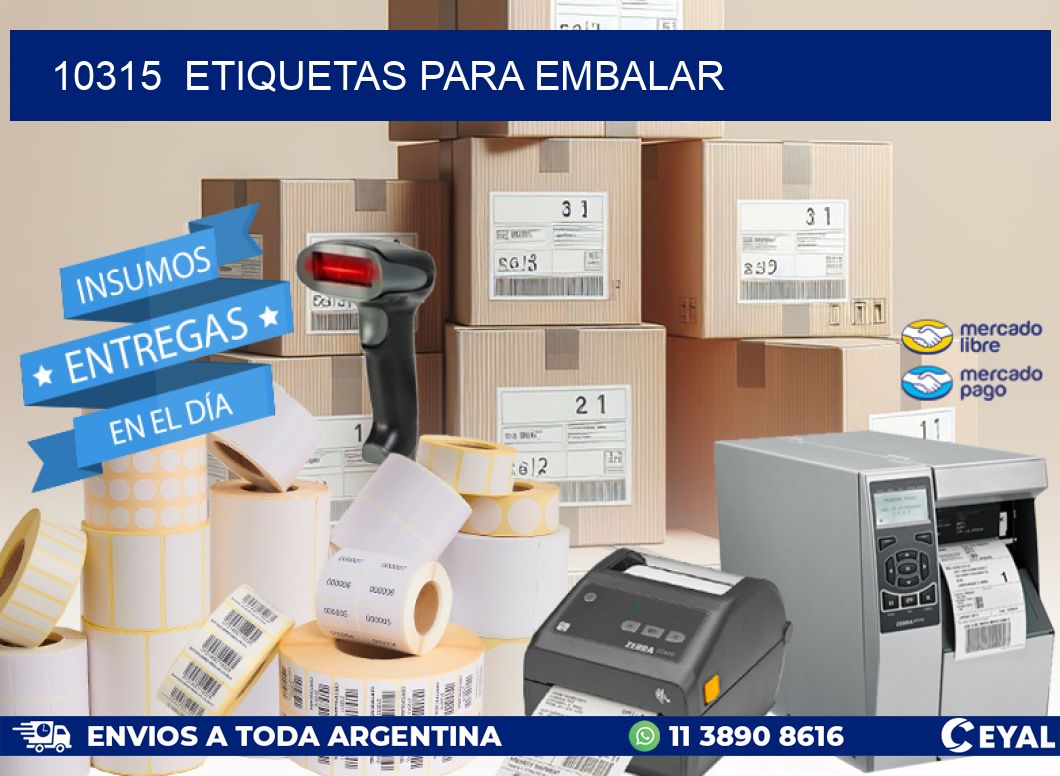 10315 ETIQUETAS PARA EMBALAR