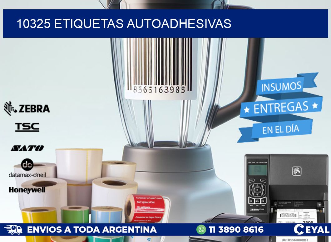 10325 ETIQUETAS AUTOADHESIVAS