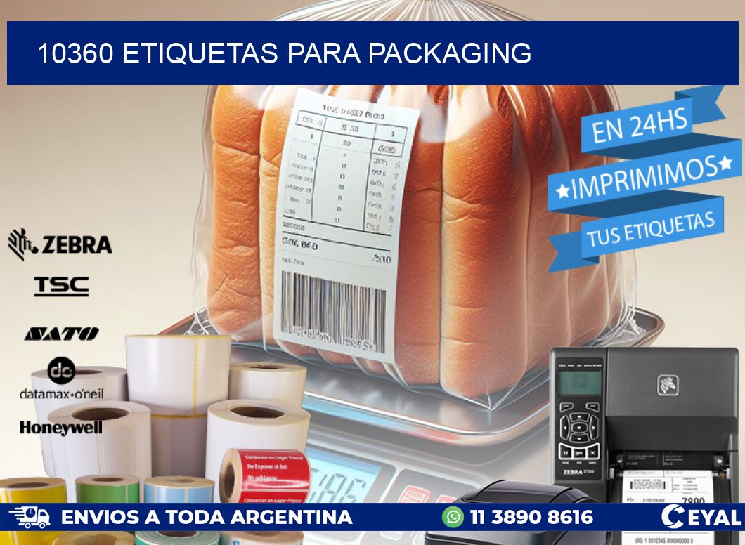 10360 ETIQUETAS PARA PACKAGING