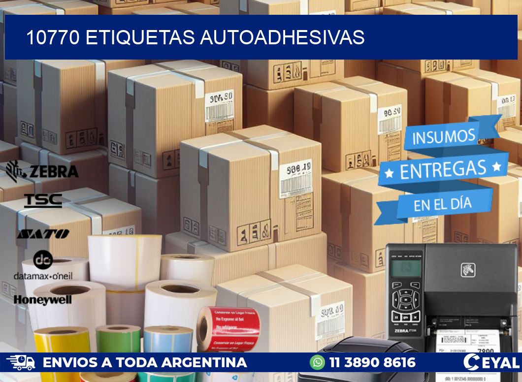 10770 ETIQUETAS AUTOADHESIVAS