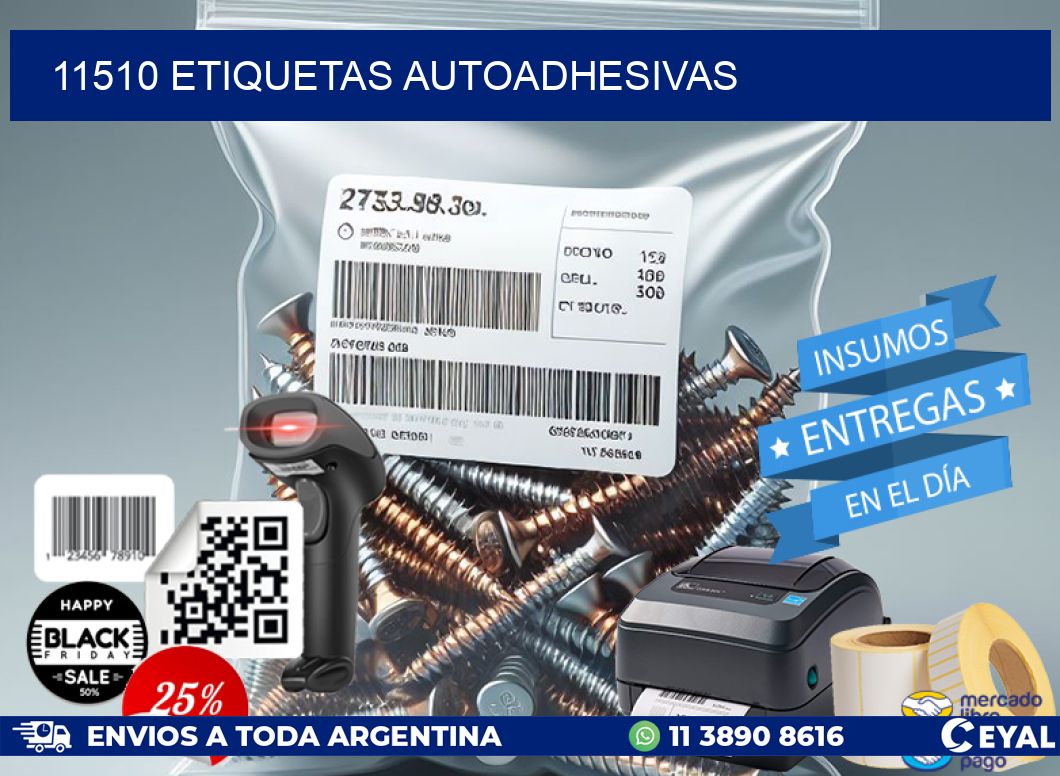 11510 ETIQUETAS AUTOADHESIVAS
