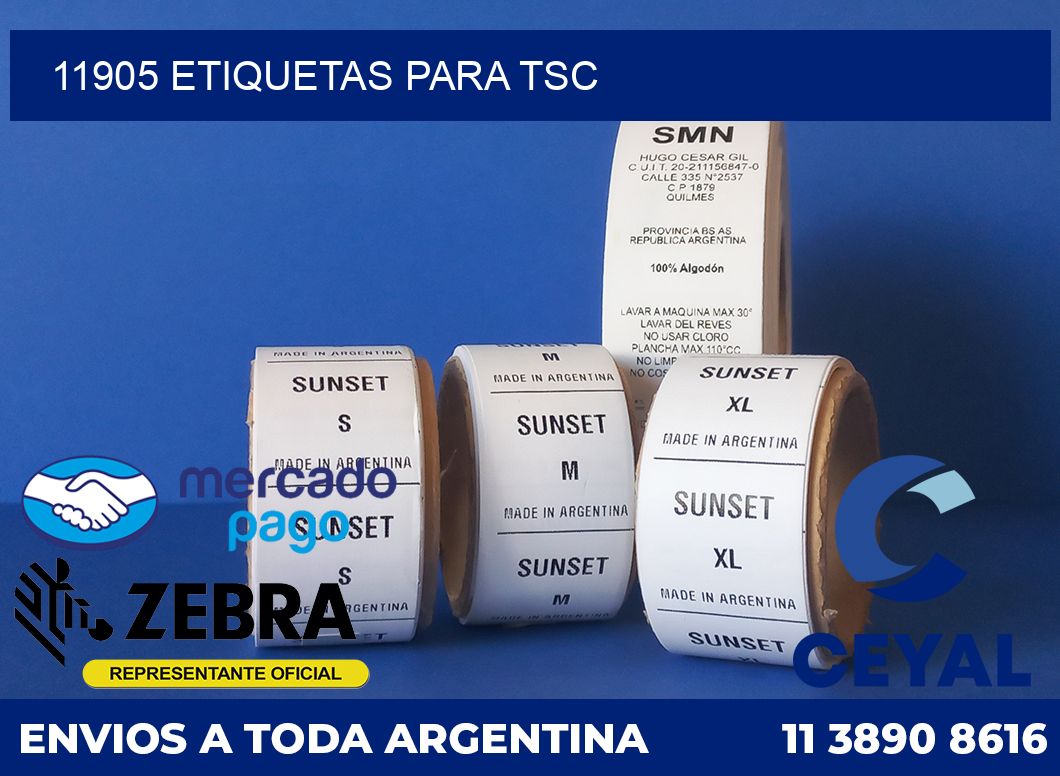 11905 ETIQUETAS PARA TSC