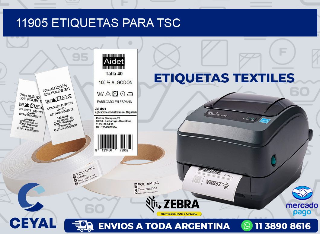 11905 ETIQUETAS PARA TSC