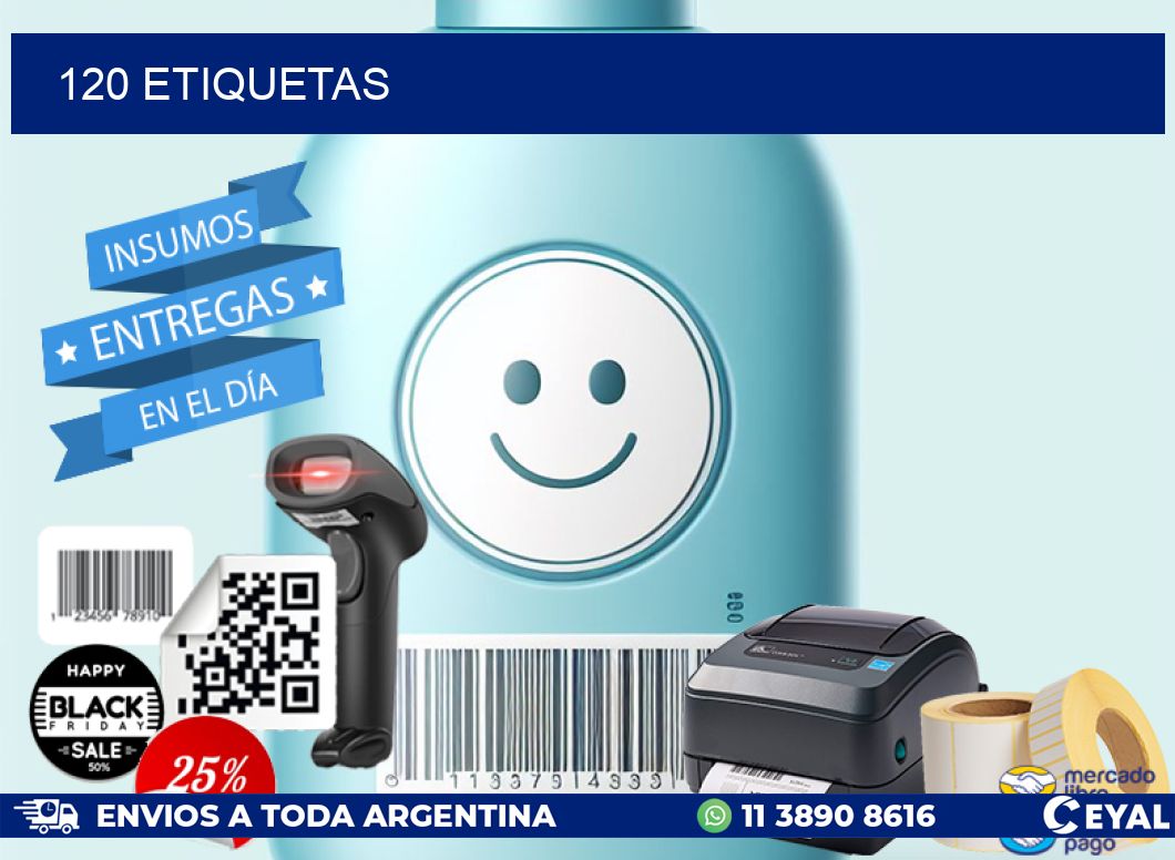 120 ETIQUETAS