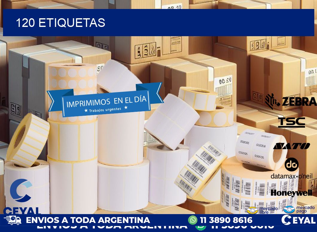 120 ETIQUETAS