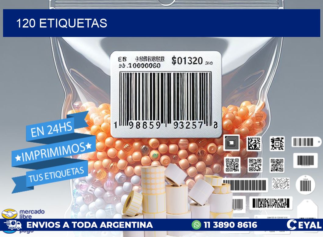 120 ETIQUETAS