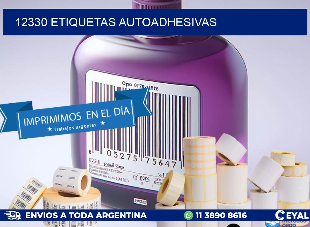 12330 ETIQUETAS AUTOADHESIVAS