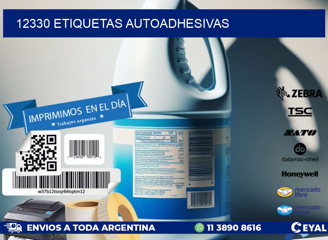 12330 ETIQUETAS AUTOADHESIVAS