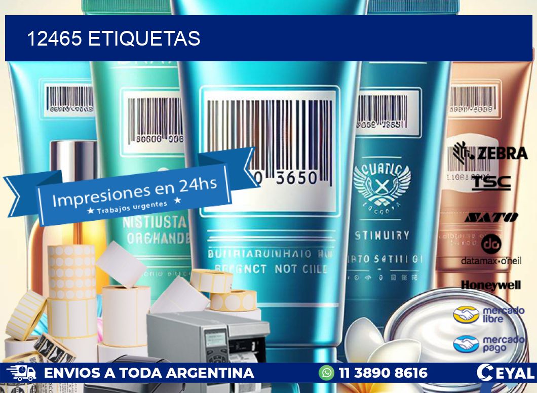 12465 ETIQUETAS
