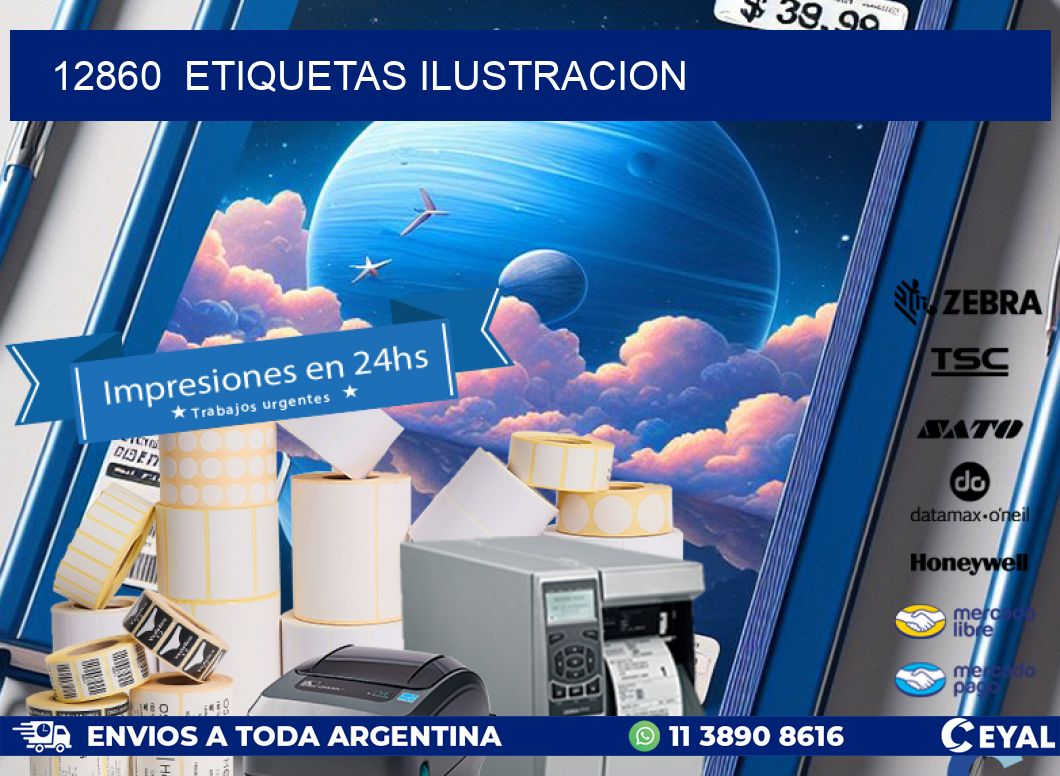 12860  ETIQUETAS ILUSTRACION
