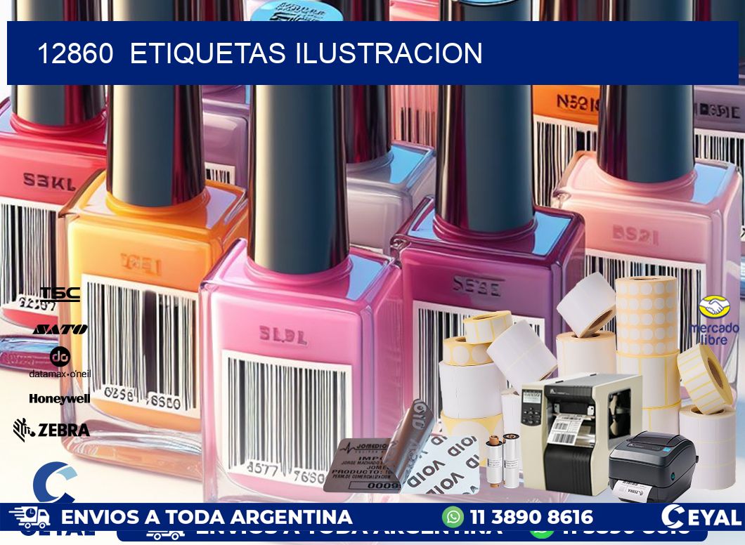 12860  ETIQUETAS ILUSTRACION