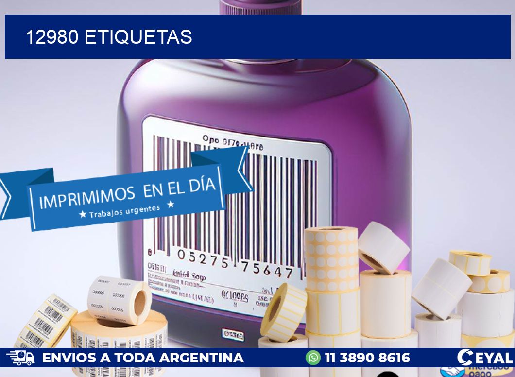 12980 ETIQUETAS