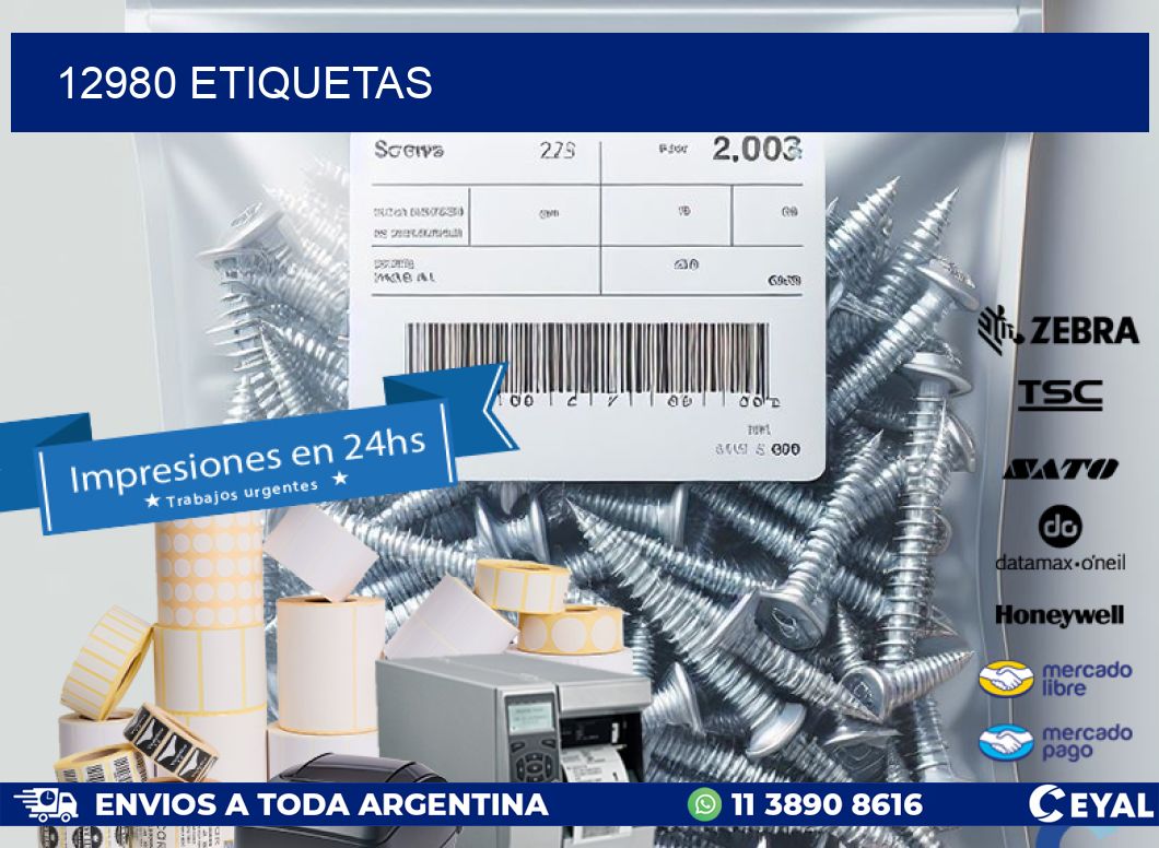 12980 ETIQUETAS