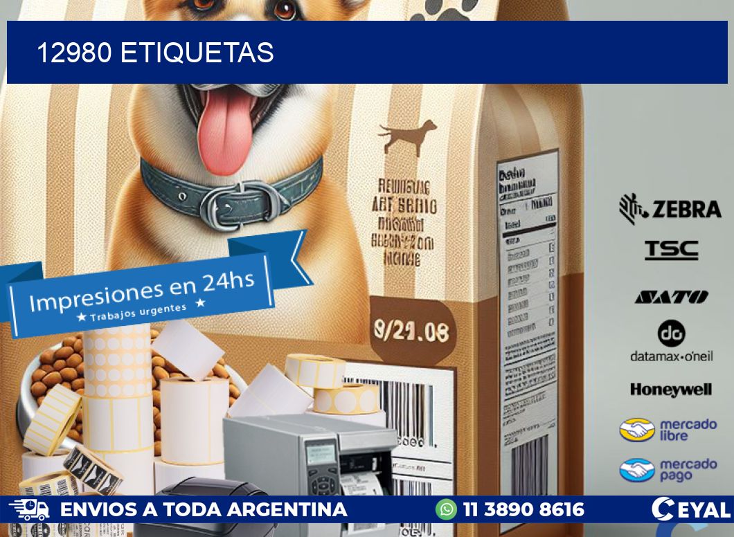 12980 ETIQUETAS