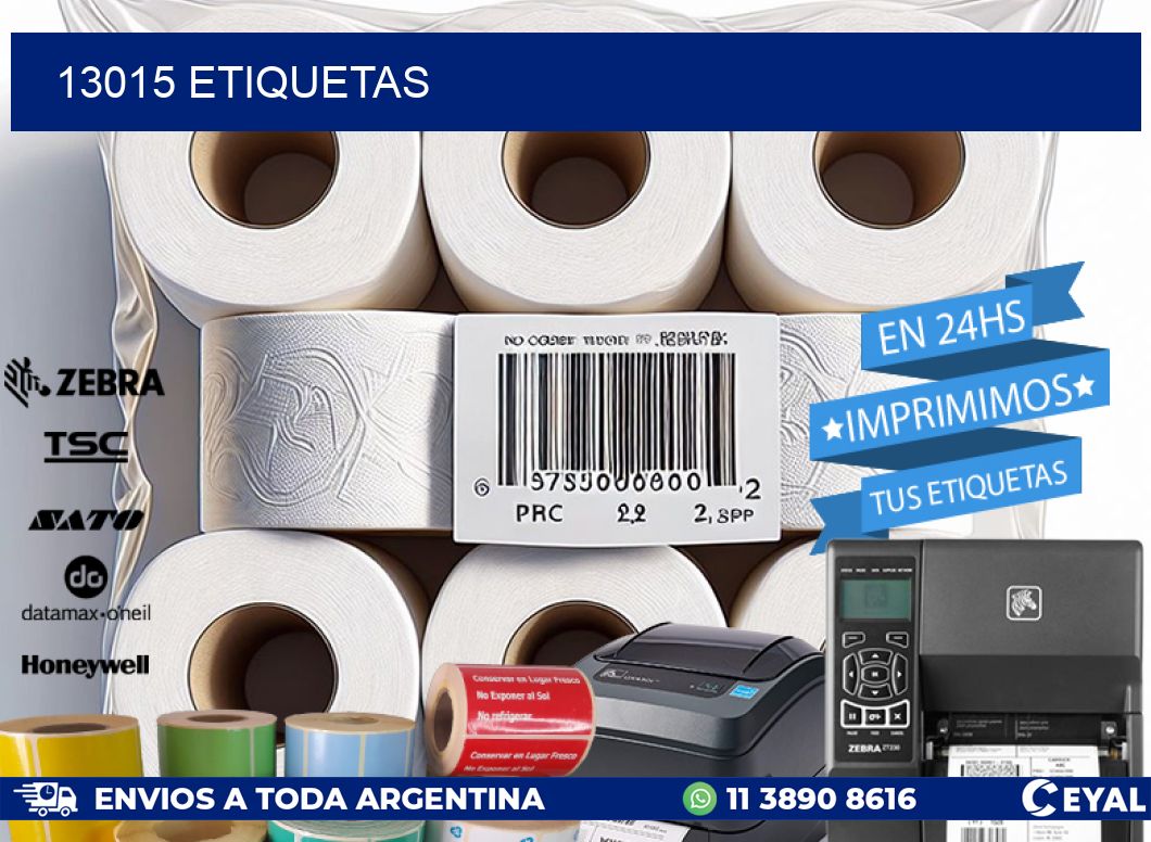 13015 ETIQUETAS