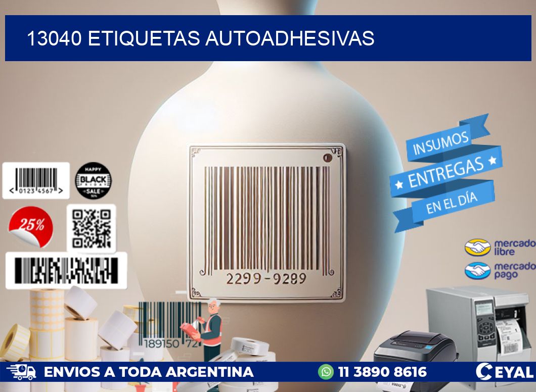 13040 ETIQUETAS AUTOADHESIVAS