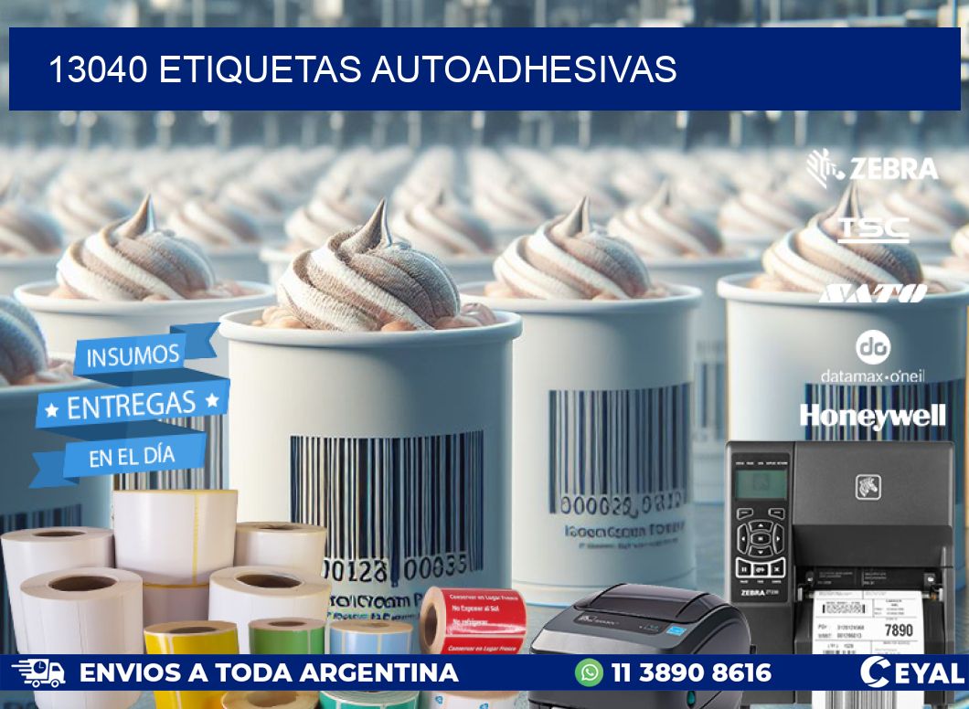 13040 ETIQUETAS AUTOADHESIVAS