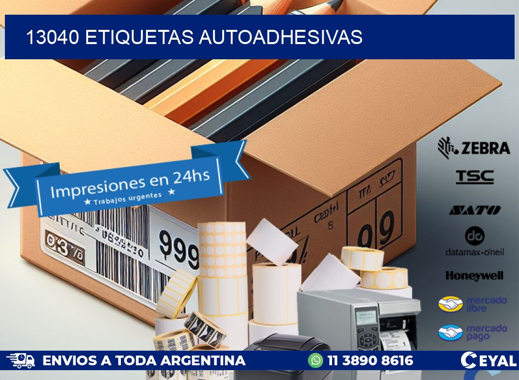 13040 ETIQUETAS AUTOADHESIVAS