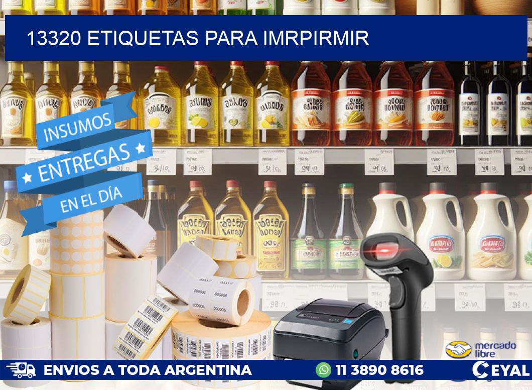 13320 ETIQUETAS PARA IMRPIRMIR