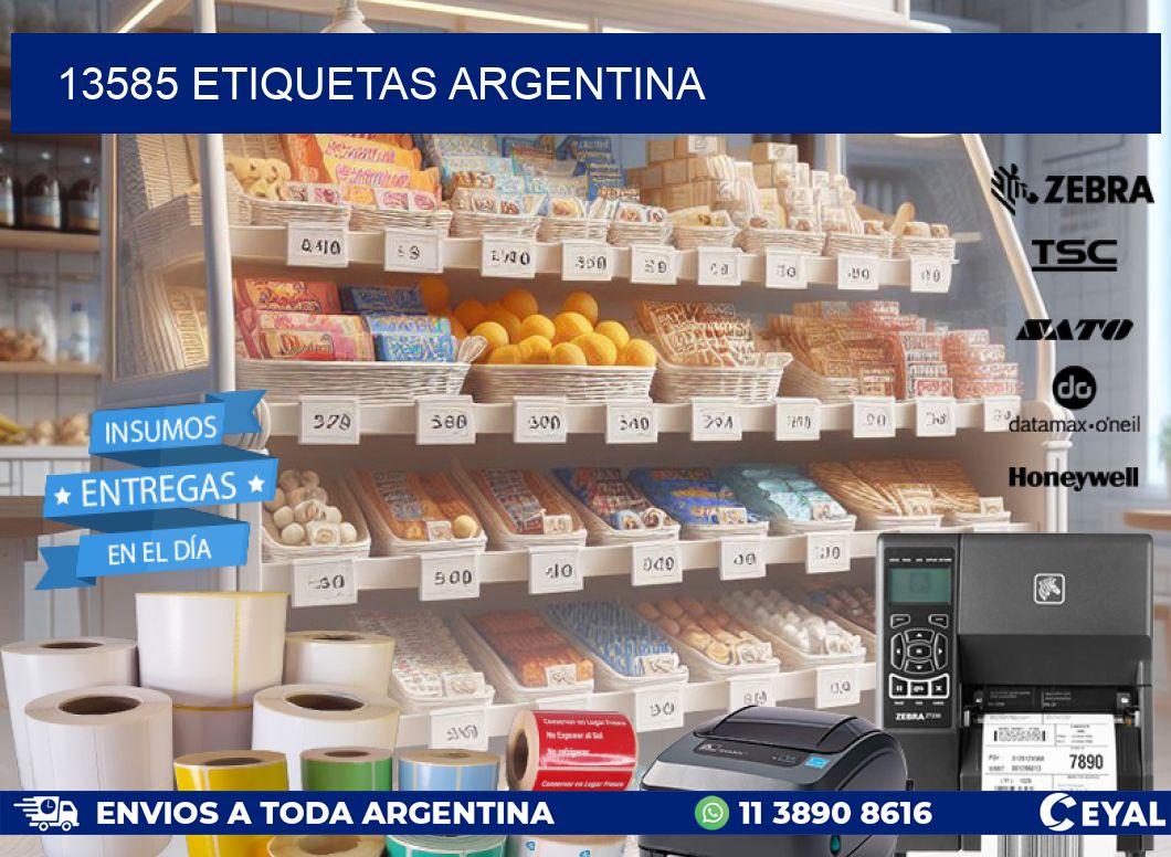 13585 ETIQUETAS ARGENTINA