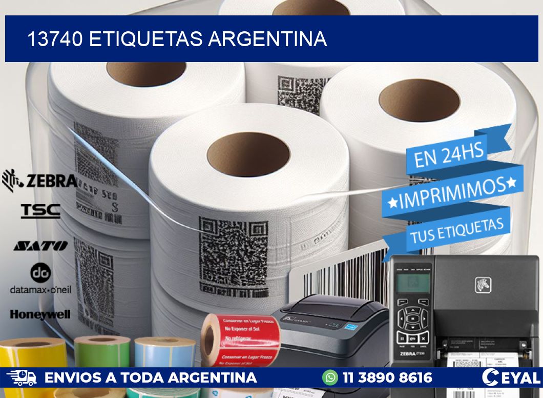 13740 ETIQUETAS ARGENTINA