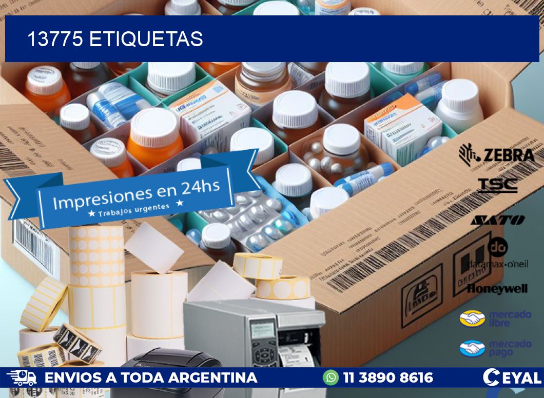 13775 ETIQUETAS