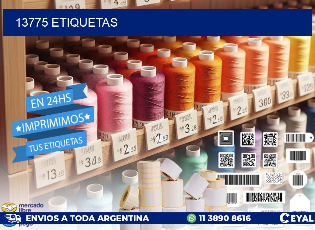 13775 ETIQUETAS