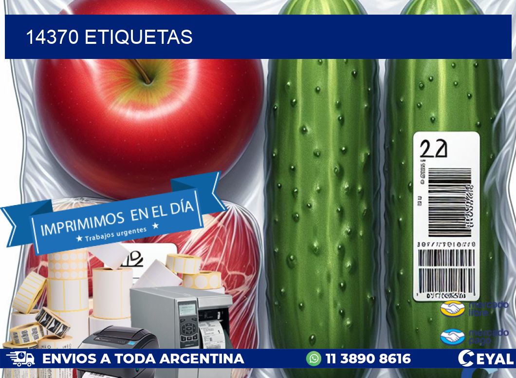 14370 ETIQUETAS