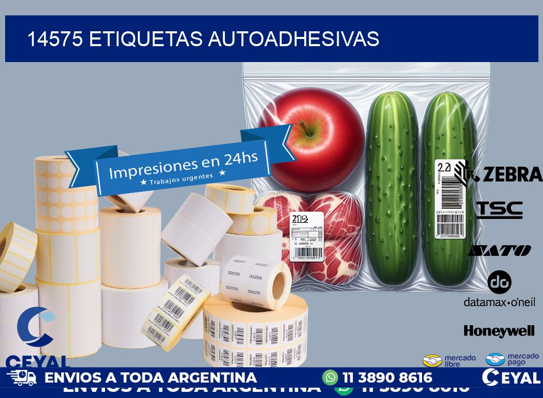 14575 ETIQUETAS AUTOADHESIVAS