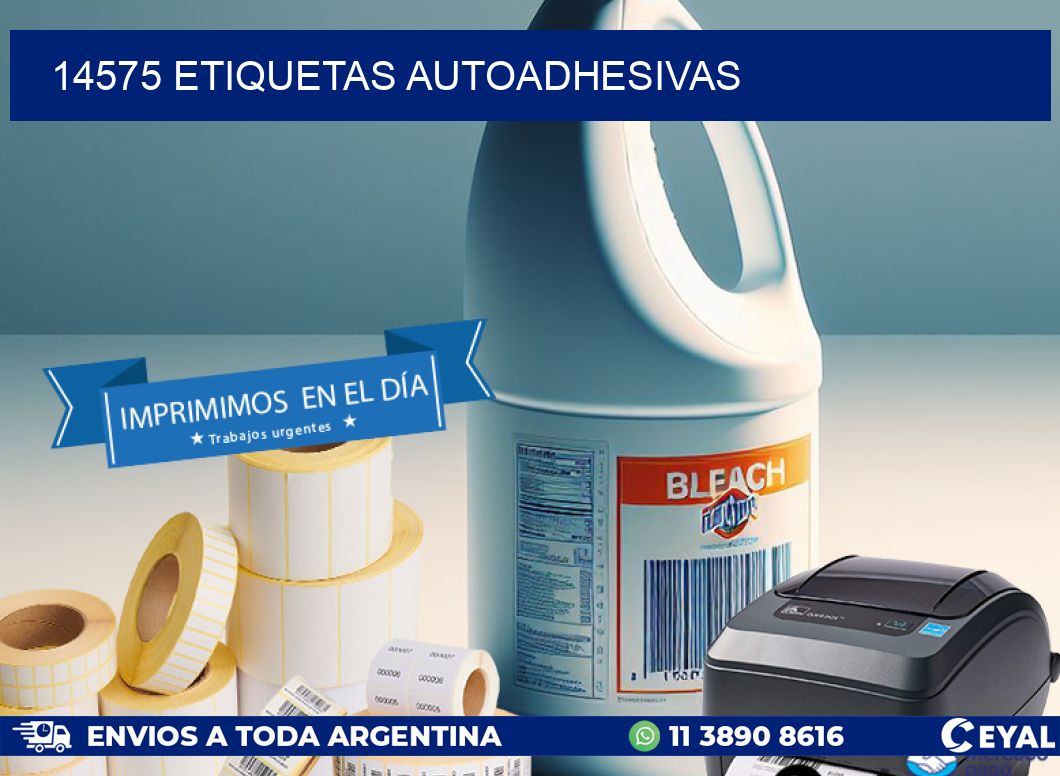 14575 ETIQUETAS AUTOADHESIVAS