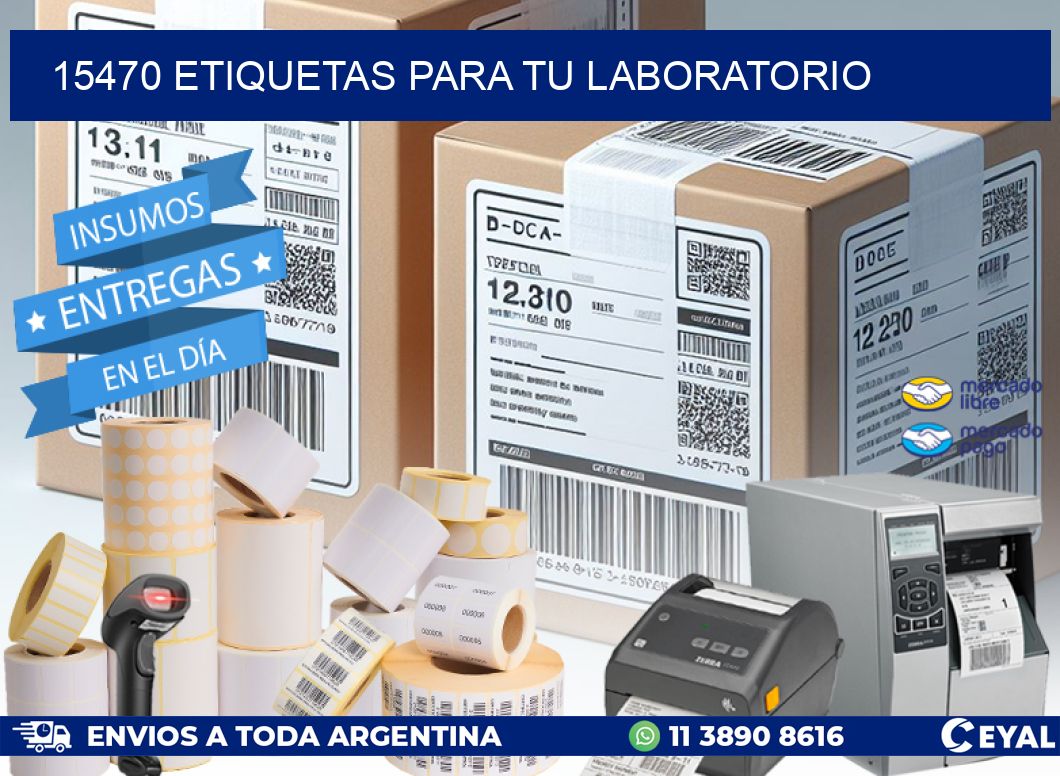 15470 ETIQUETAS PARA TU LABORATORIO