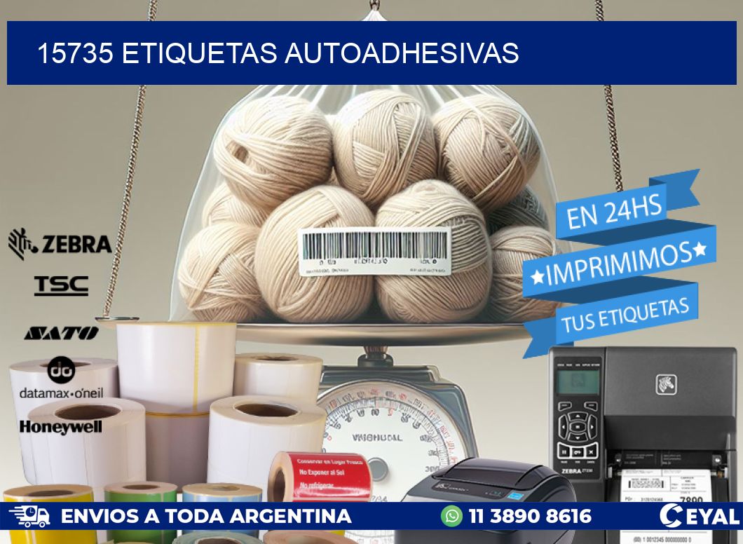 15735 ETIQUETAS AUTOADHESIVAS