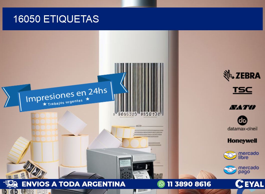 16050 ETIQUETAS