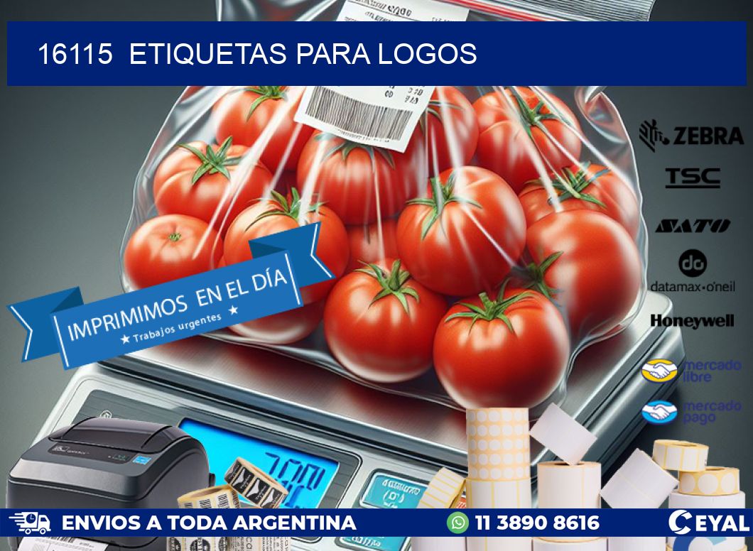 16115  ETIQUETAS PARA LOGOS