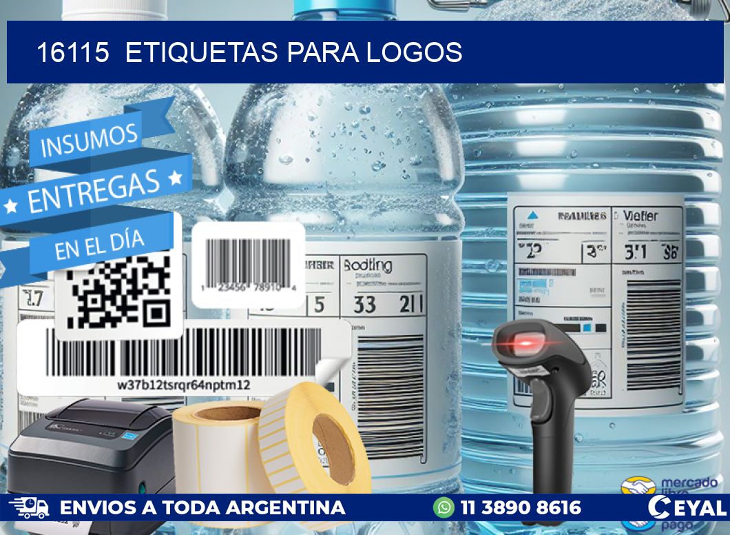 16115  ETIQUETAS PARA LOGOS