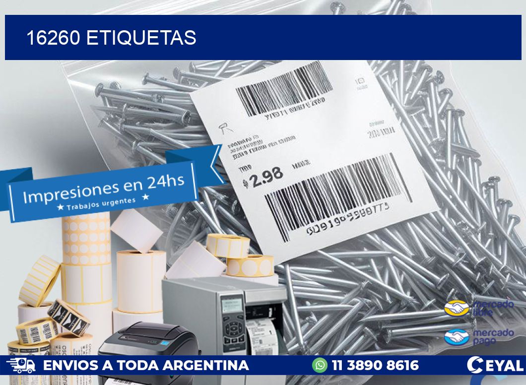 16260 ETIQUETAS