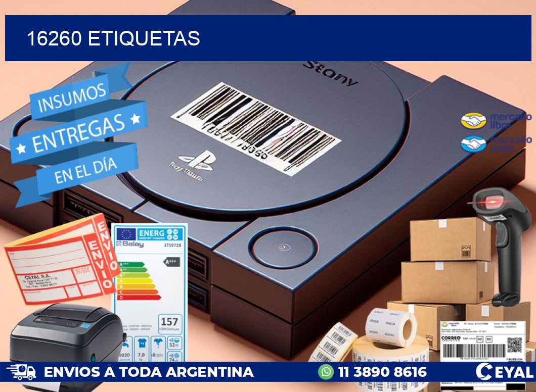 16260 ETIQUETAS