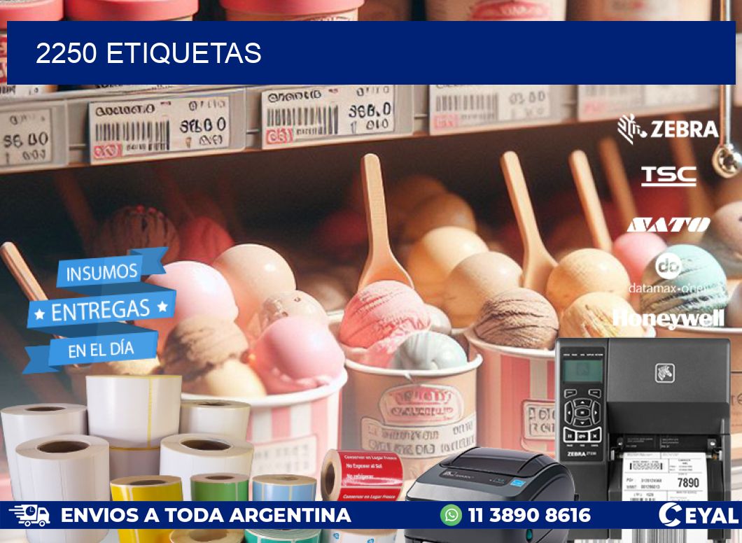 2250 ETIQUETAS