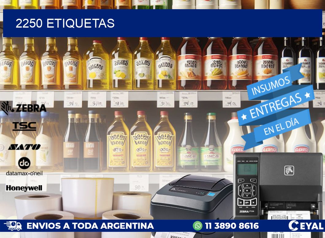 2250 ETIQUETAS