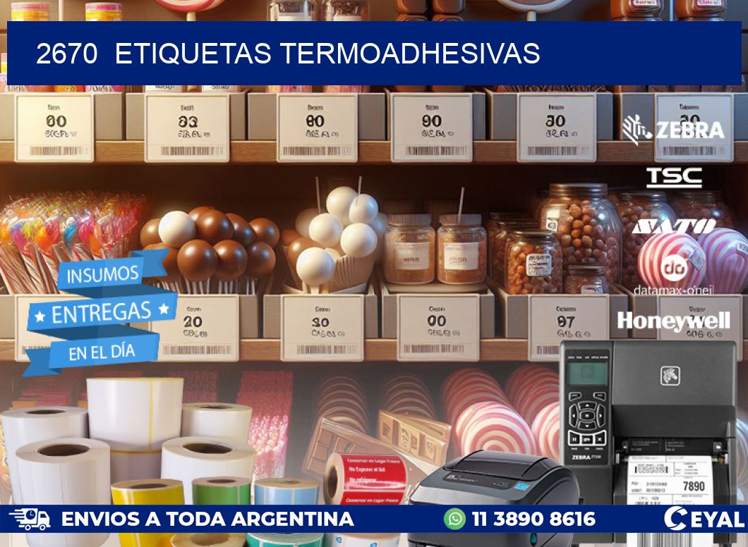 2670  ETIQUETAS TERMOADHESIVAS