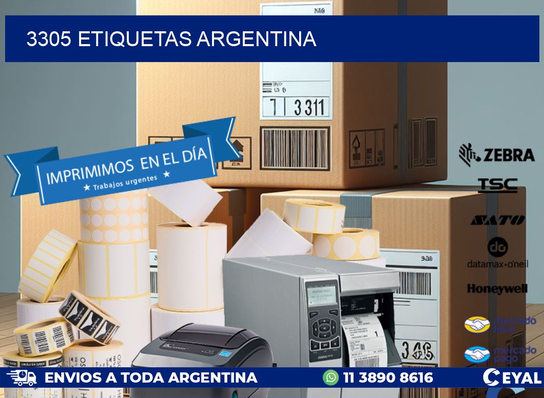 3305 ETIQUETAS ARGENTINA